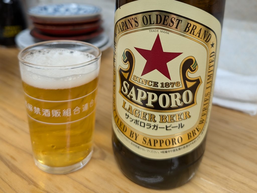 瓶ビールとグラス